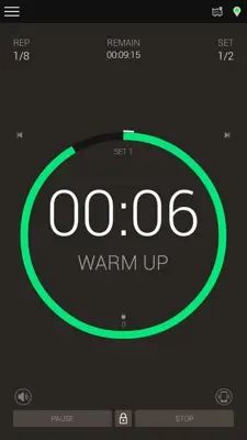 Tabata Interval HIIT Timer android App screenshot 1